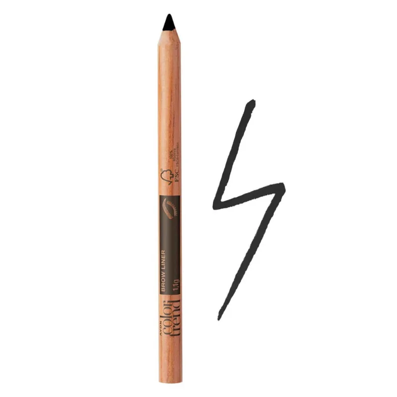 Avon color trend lapis de sobrancelhas escuro 1,1g