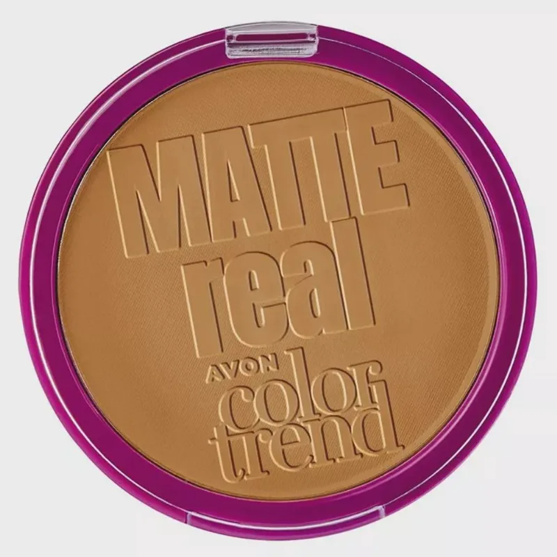 Avon color trend po compac matte FPS10 marrom claro 7g 352N