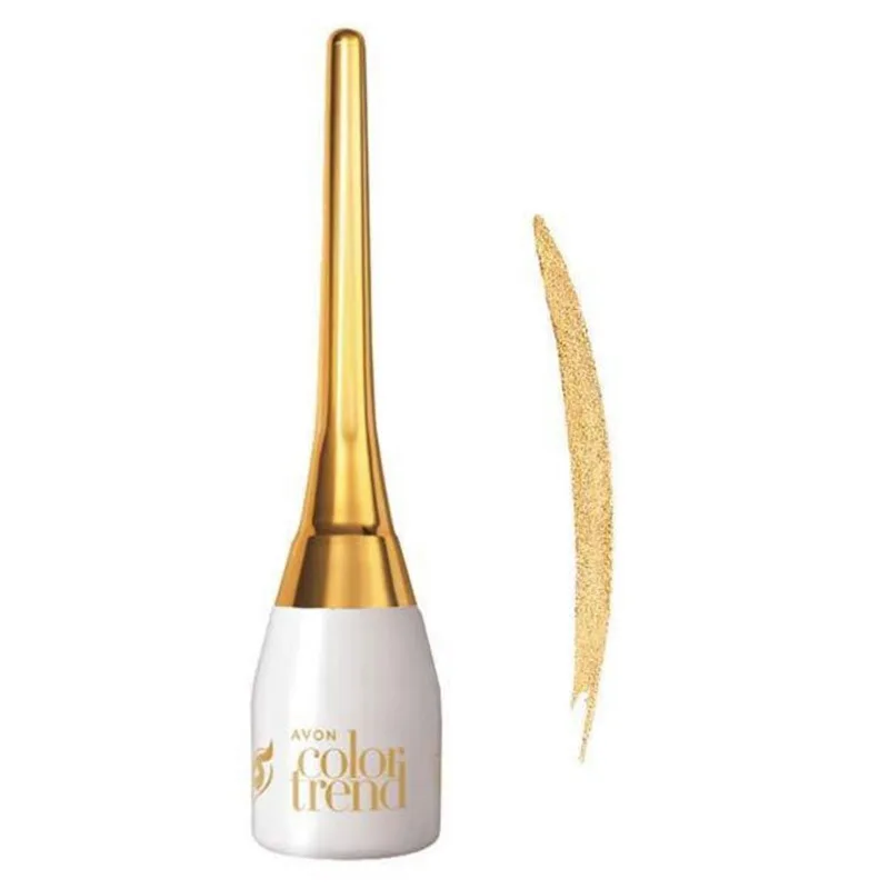 Avon - Color Trend Delineador Líquido Dourado 3Ml