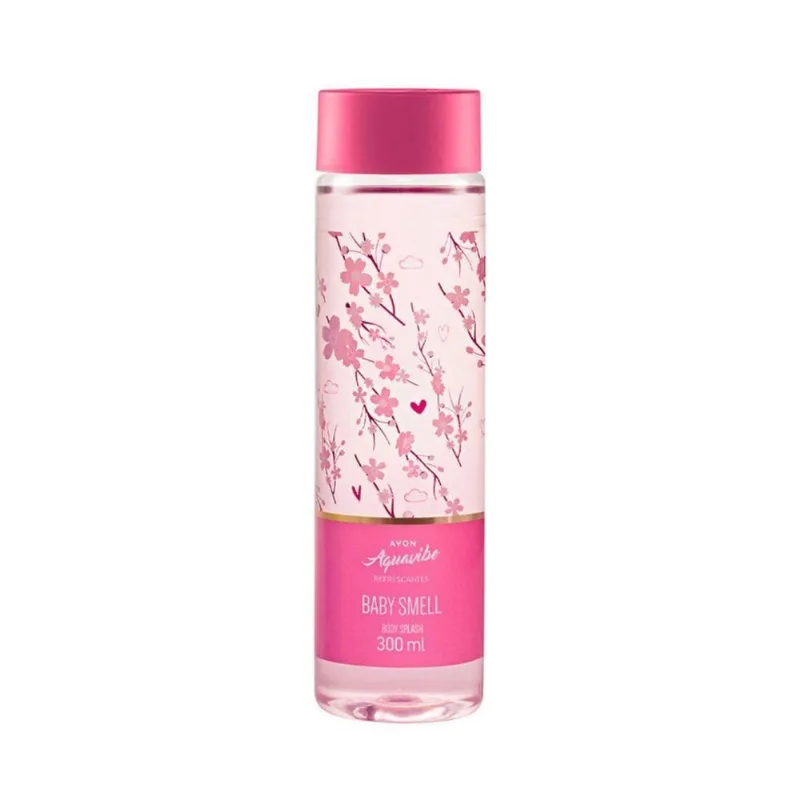 Body Splash Aquavibe Baby Smell Unissex 300ml Avon Fragrância Leve