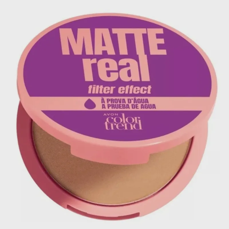 Pó Compacto Matte Real Color Trend