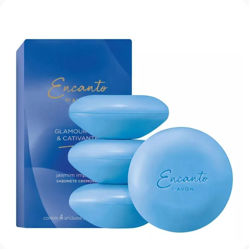 Sabonete Em Barra Cremoso Glamourosa E Cativante Encanto
