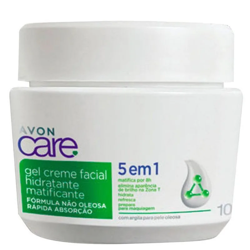 Avon Care Creme Facial Hidratante Matificante Gel - 100G