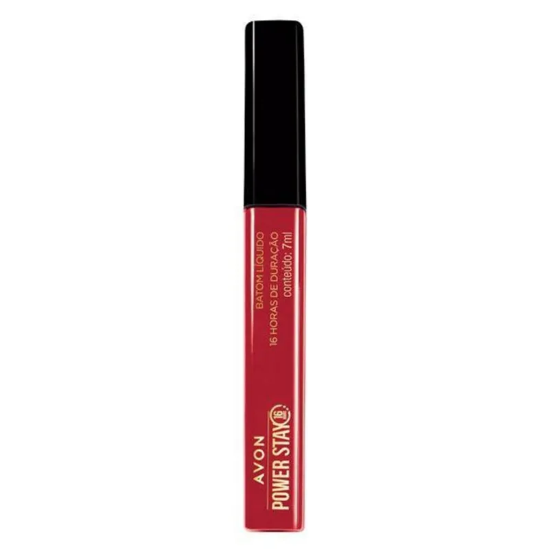 Avon Batom Líquido Power Stay Vermelho Marsala - 7Ml