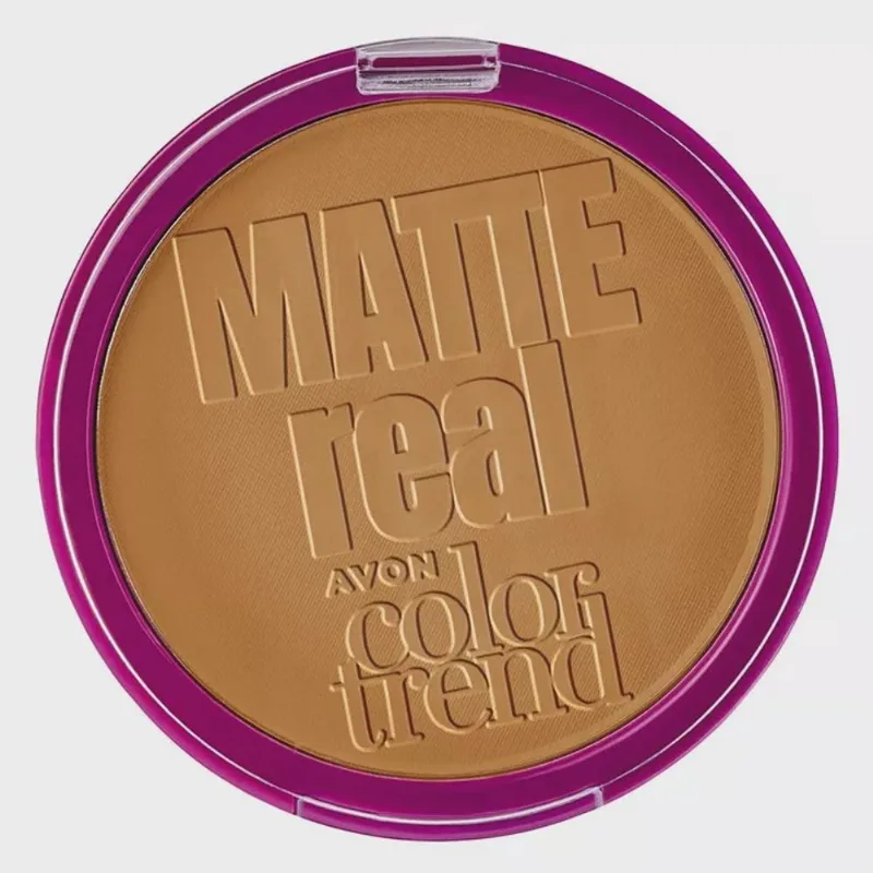 Avon matte real po compacto facial fps 10 medio 332 Q 7g