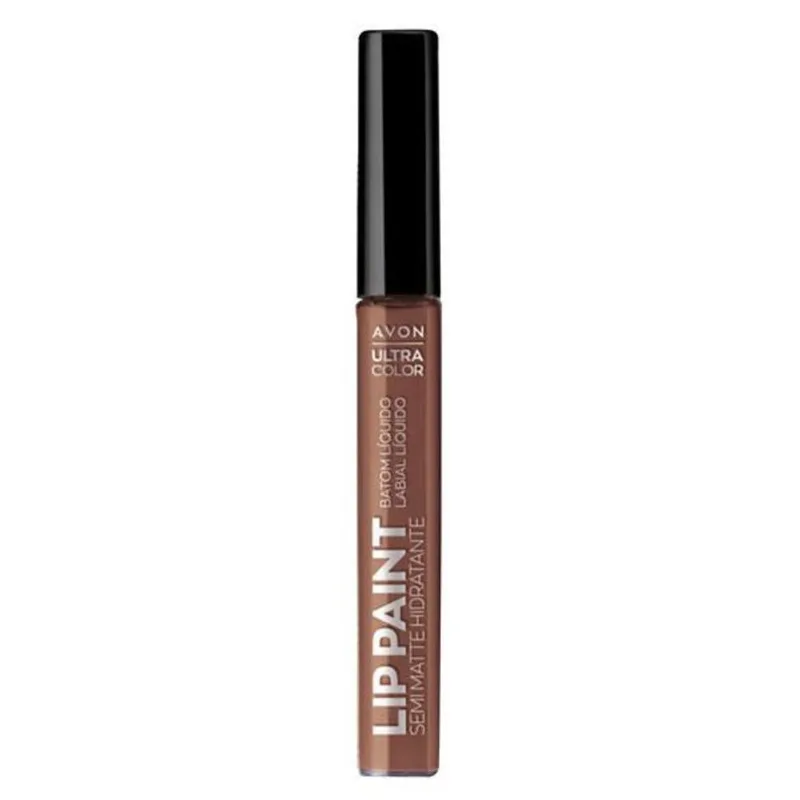 Avon Batom Líquido Lip Paint Atitude Nude - 7Ml