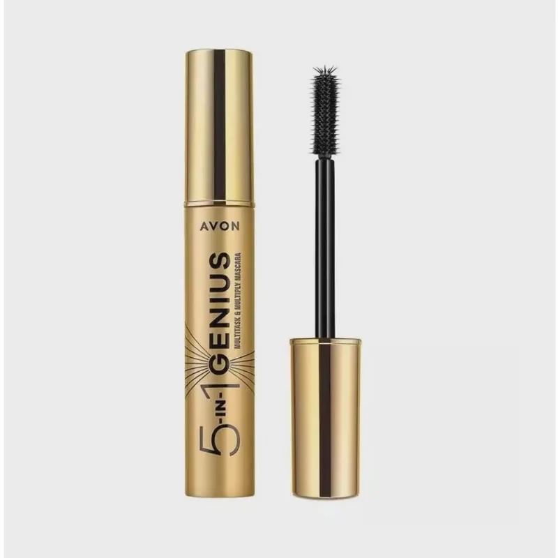 Avon mascara cilios genius 5 em 1 multibeneficios 10ml
