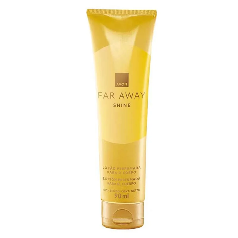 Avon far away shine locao des hidratante perfumada 90ml