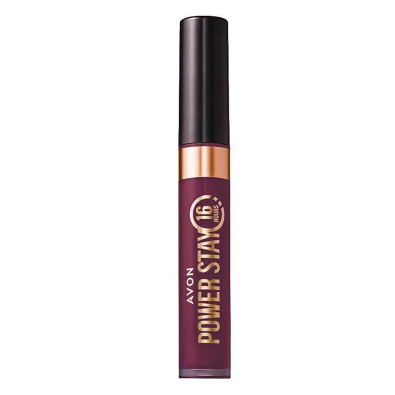 Avon Batom Líquido Power Stay Vinho Escuro - 6Ml