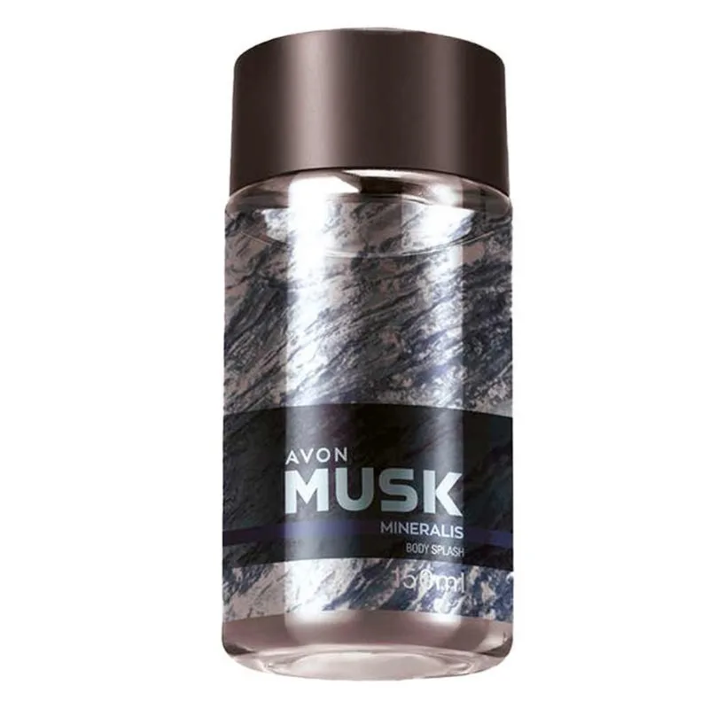 Avon musk mineralis desodorante colonia body splash 150ml