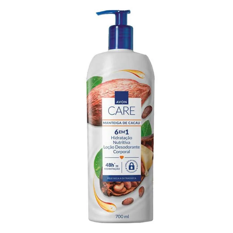 Avon care manteiga de cacau hidratante corporal 700ml