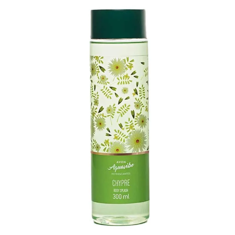 Avon aquavibe refrescantes chypre des body splash 300ml