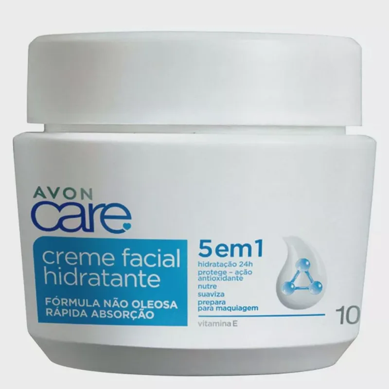 Avon care 5 em 1 creme facial hidratante 100g