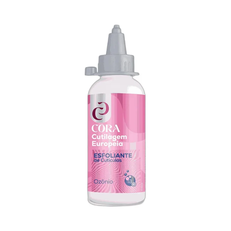 Esfoliante de Cutículas Cora Cutilagem Europeia Ozônio 100ml Esfoliante Cora 100ml Cut Europe Ozonio