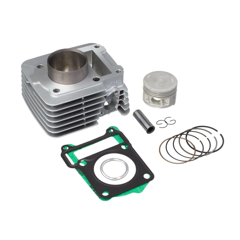 Kit Kmp Completo Com Cilindro Pistão. Anel E Junta Kit-A YBR 125 00 A 16 - XTZ 125 03 A 16 - KMP - Para Sua Moto
