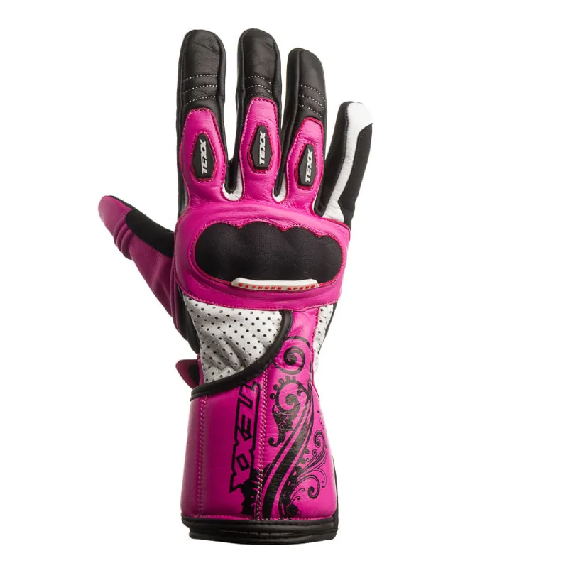 Luva Texx Race Luckystar Feminina Pink 2Xl