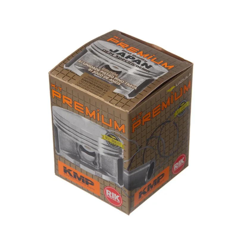 Pistão Kit Com Anel Rik Premium Cg 125 2002/ Bros 125 5.50