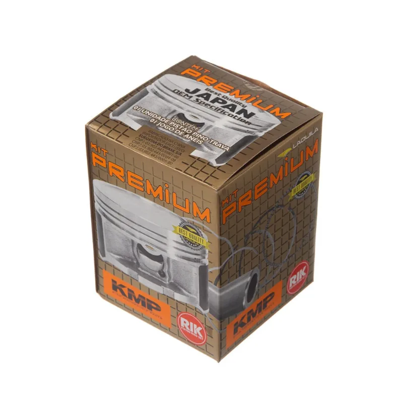 Pistao Kit C/anel Rik Premium Cg 160 - Bros 160 0.25