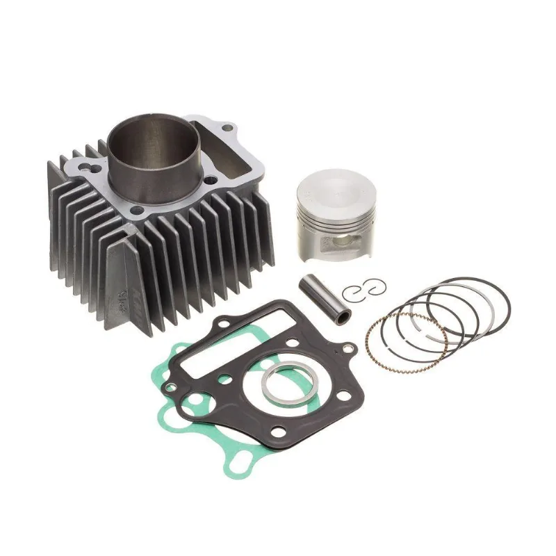 Kit De Cilindro Pistão E Anéis Kit-a Pop 100 Com Pino Travas Juntas Superiores Kmp