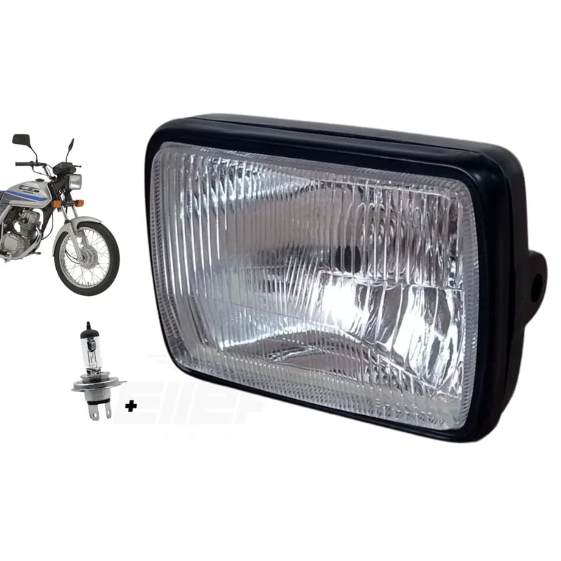 Farol Completo Cg 1983 A 1999 Titan 125 95 A 99 Moto Honda