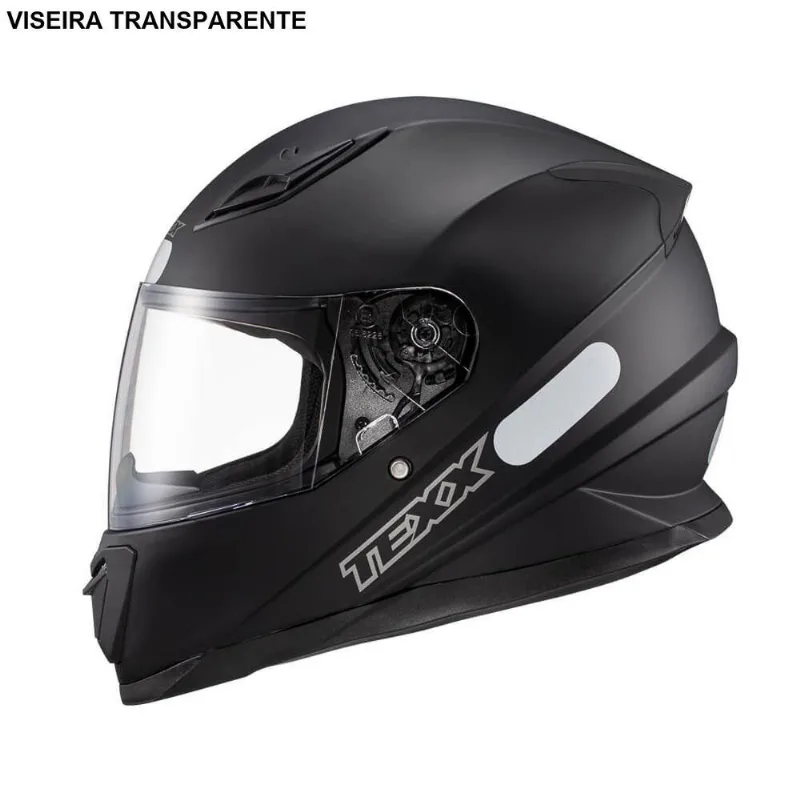 Capacete Texx Fechado Hawk Preto 58 (MP)