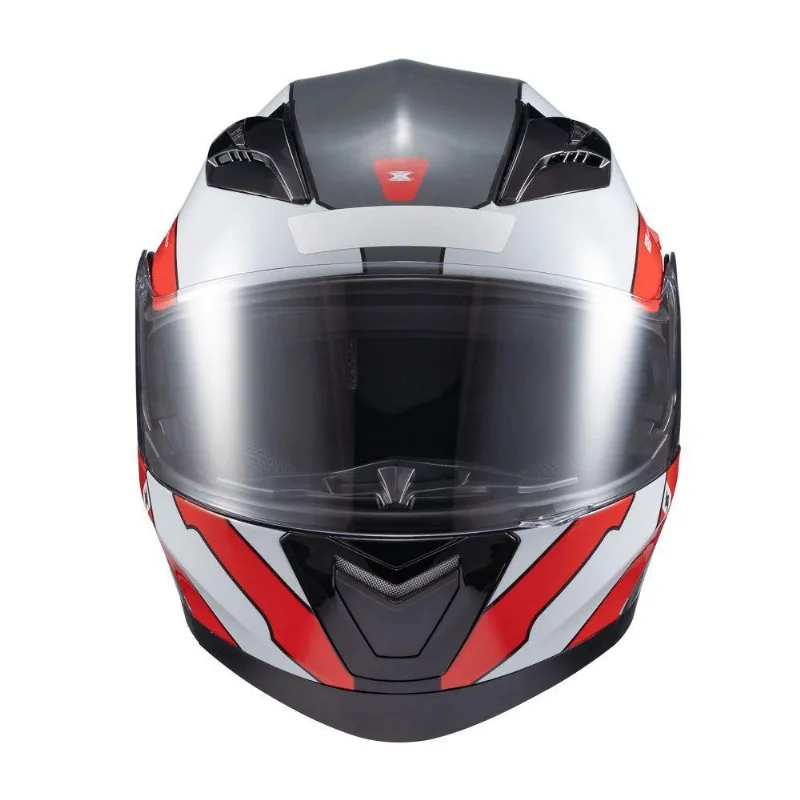 Capacete Texx Escamot Gladiator V3 Reisen Verm Branc 56
