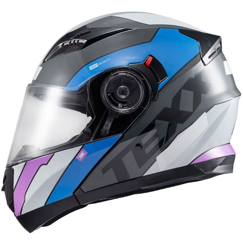 Capacete Texx Escamot Gladiator V3 Reisen Azul 60 (MP)