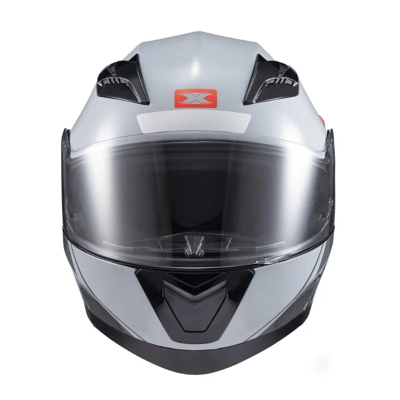 Capacete Texx Escamot Gladiator V3 Makan Cinz Verm 56 F016