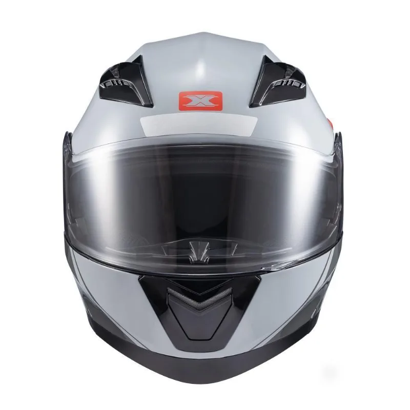Capacete Texx Escamot Gladiator V3 Makan Cinz Verm 60 [f016]