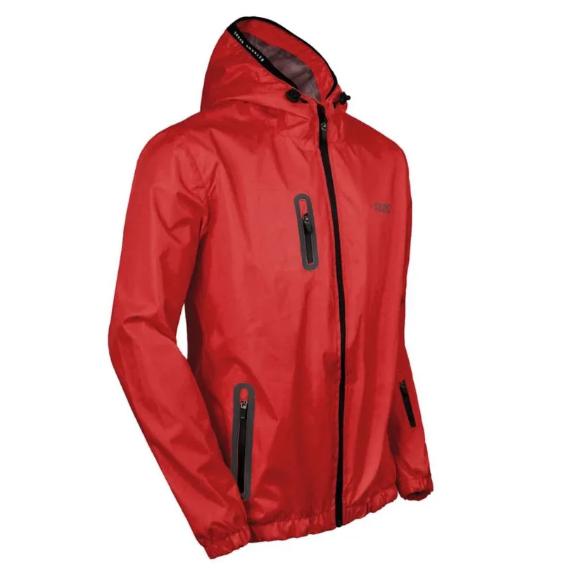Jaqueta Para Motoqueiro Texx Corta Vento Neon V2 EG Vermelho (MP)