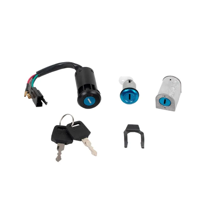 Chave Ignição (kit Conjunto Travas) Condor Pop 100 07/15