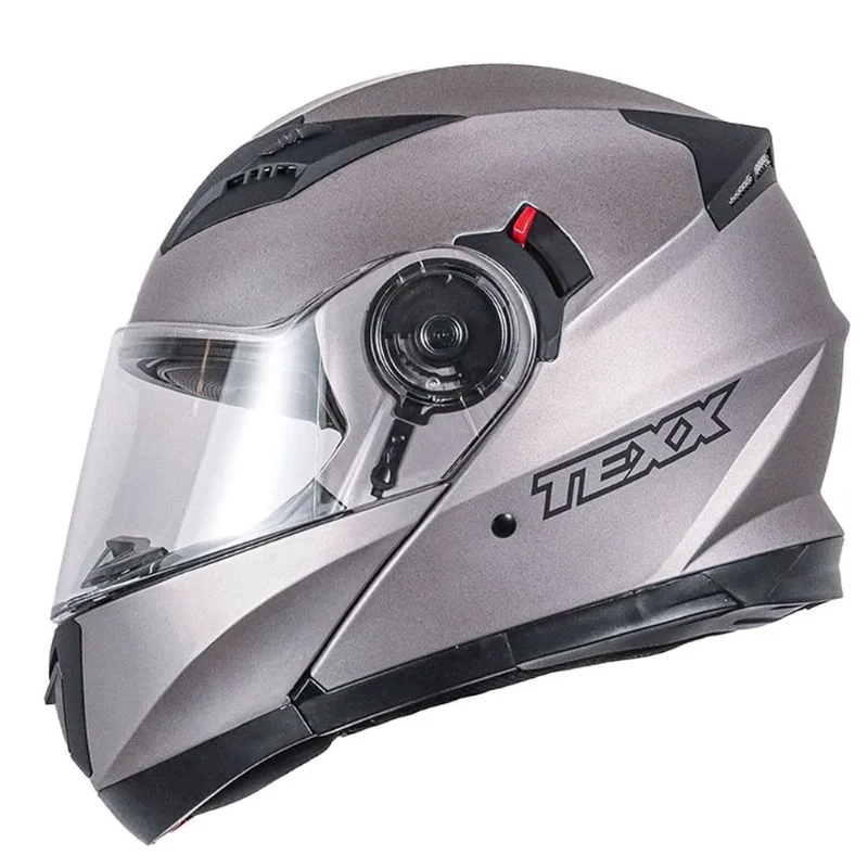 Capacete Texx Escamot Gladiator V3 Chumbo Fosco 62 (MP)