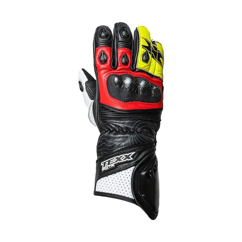 Luvas Texx Pista V2 Verm Amarel M F016