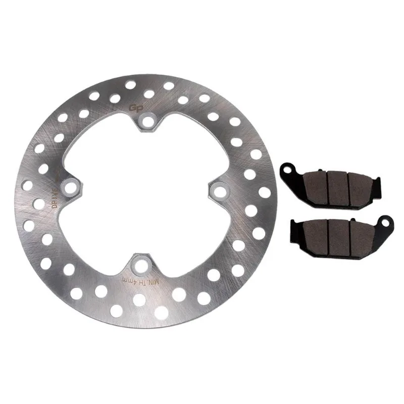 Disco Com Pastilha De Freio Traseiro Gp7 Xre 300 09/ Abs