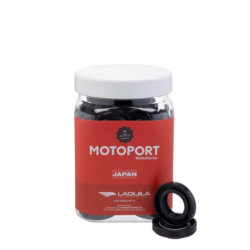 Retentor Roda Dianteira Direita Pote Com 40 Unidades Para Cg 150 E Modelos Honda Motoport