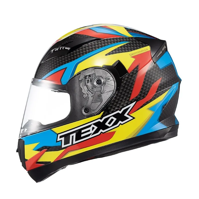 Capacete Texx Strike Ride Amarelo E Azul 58 (MP)