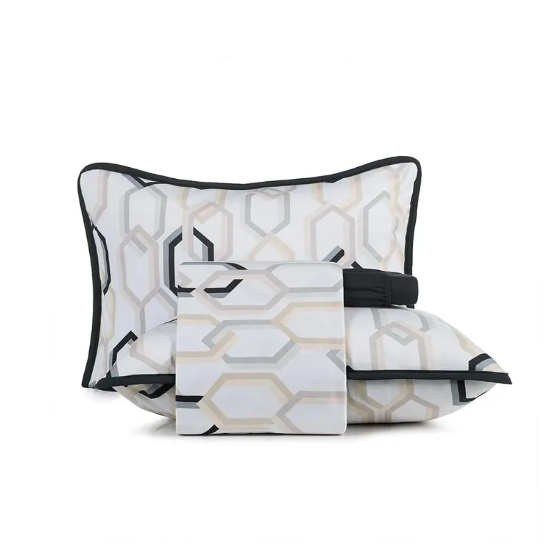 Jogo Cama Casal 4 Pcs Algodão Malha Lins Altenburg