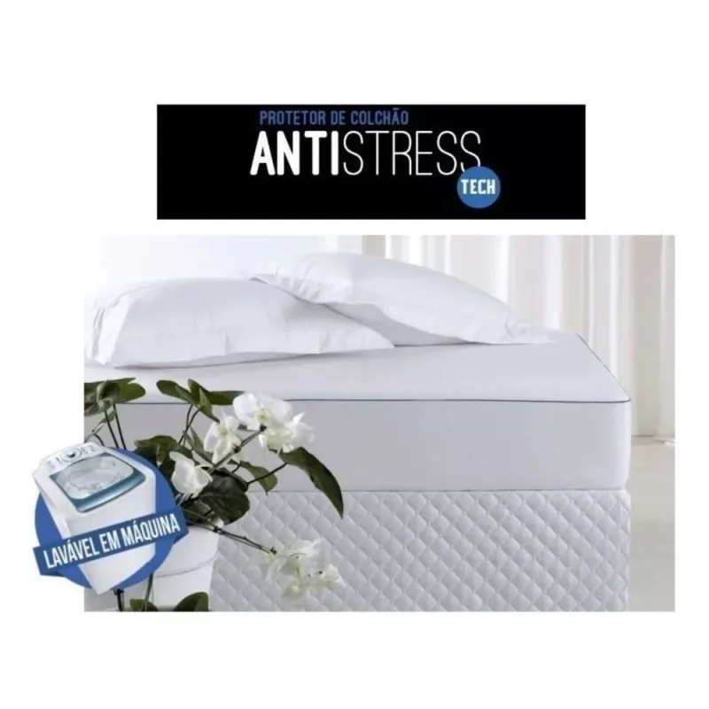 Protetor de Colchão Casal Antistress Impermeável Altenburg - Altenburg