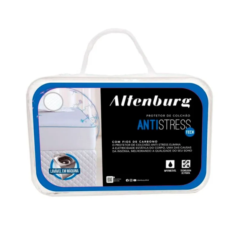 Protetor de Colchão Queen Size Antistress Altenburg Impermeável - Altenburg