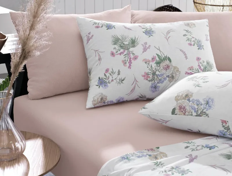 Jogo de Cama King 4 Peças Altenburg Malha Fio Penteado 100% Algodão Botanic Land