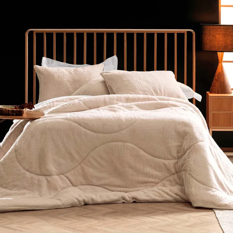 Edredom Blend Luxo Casal Nord - Bege Cream - Altenburg