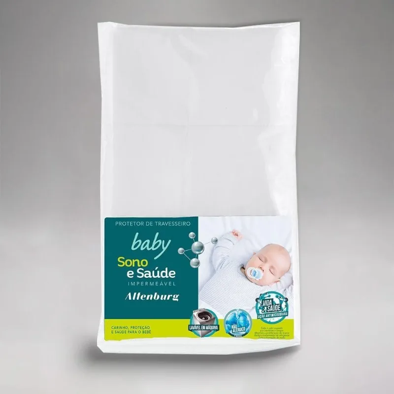 Protetor De Travesseiro Baby Altenburg Impermeável Sono E Saúde 30cm X 40cm
