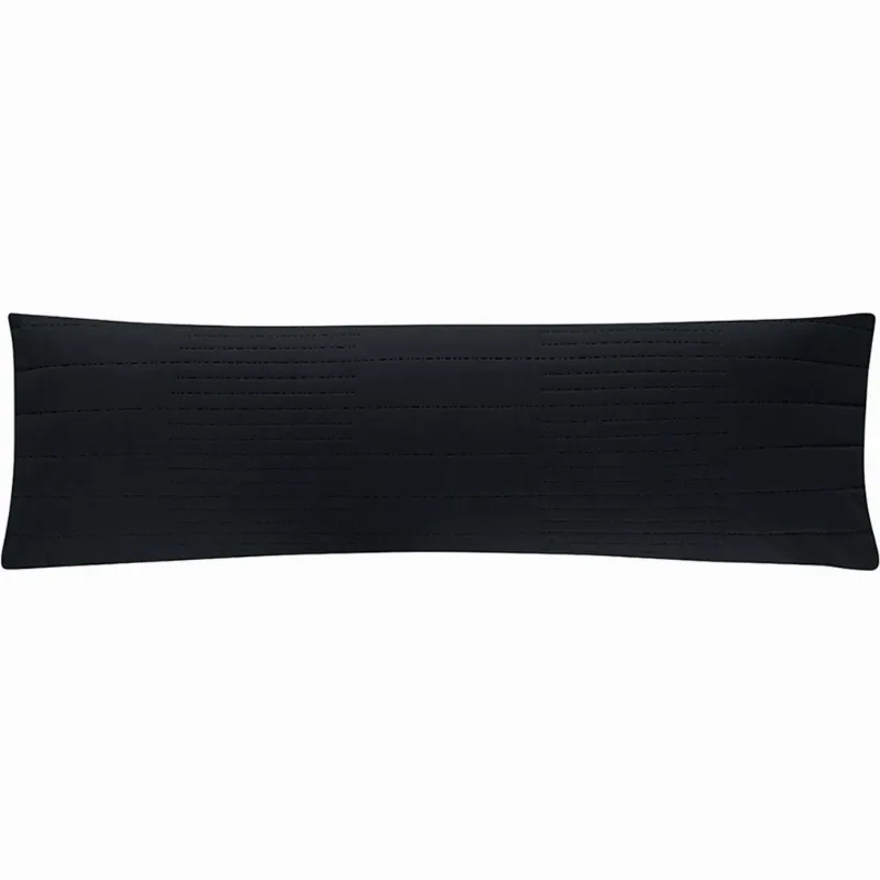 Porta Travesseiro Body Pillow Toque Acetinado Uw Linea 100% Poliéster 40x130cm Altenburg Preto - Altenburg
