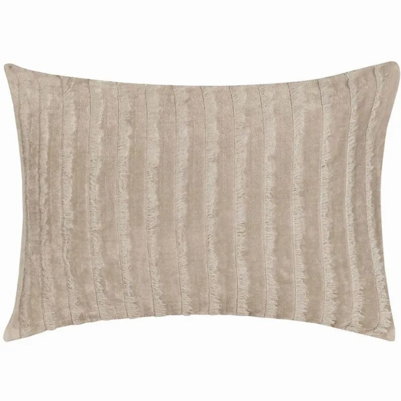 Porta Travesseiro Blend Luxo Boho 100% Poliéster 50x70cm Altenburg Nude Oak