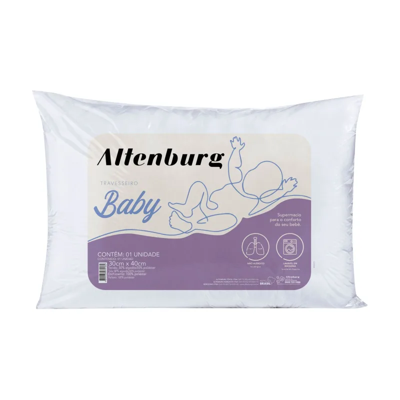 Travesseiro Baby Altenburg 30x40cm - Altenburg - Bazar