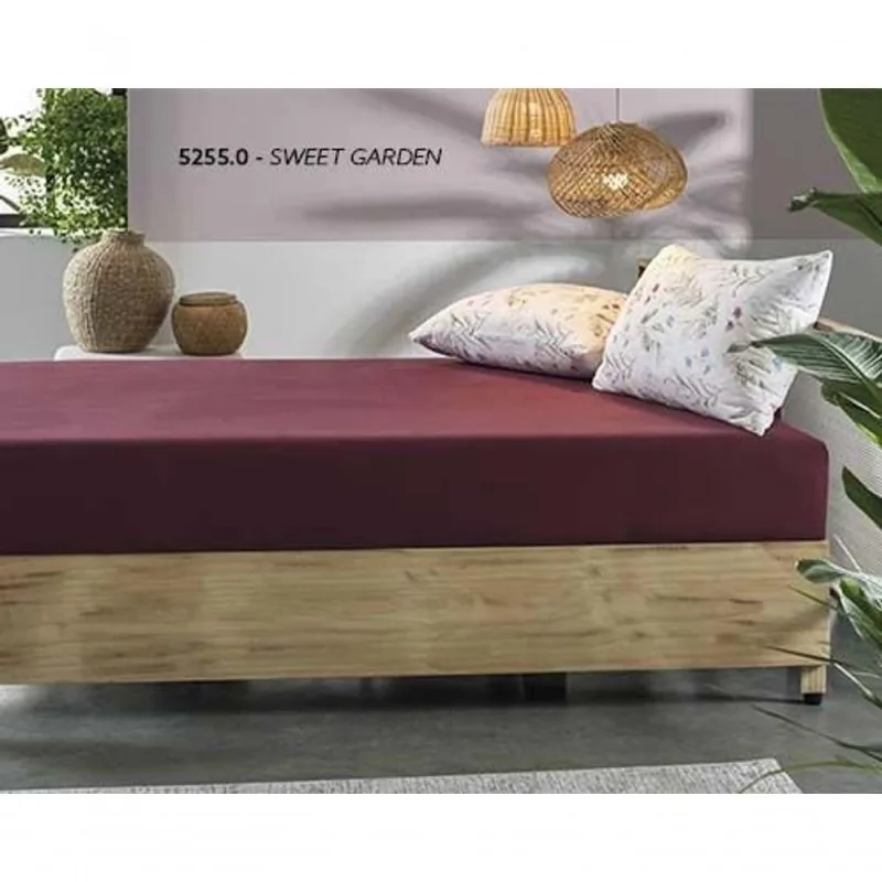 Jogo De Cama Solteiro King Simples 2pc Malha 100% Algodao - Sweet Garden - Altenburg