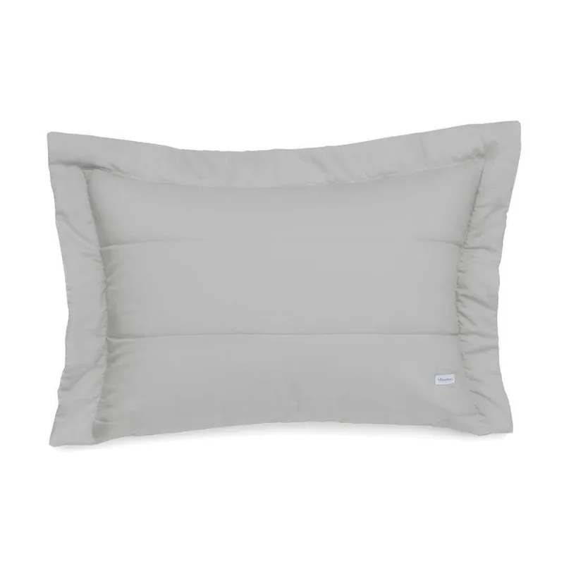 Porta Travesseiro Altenburg Cetim 300 Fios 50cm X 70cm Cinza
