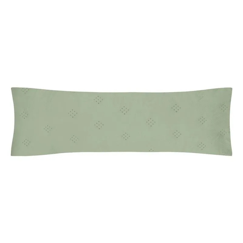 Porta Travesseiro Body Pillow Altenburg Ultrawave Anarruga Verde - Altenburg - Cama, Mesa E Banho
