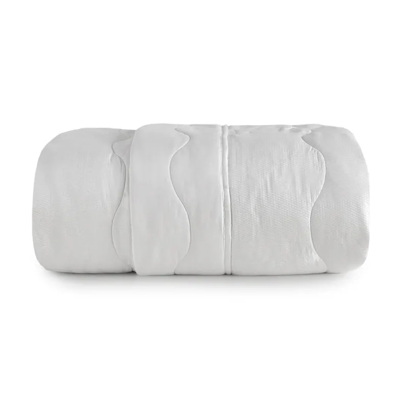 Edredom Solteiro Altenburg Toque Acetinado Verano Branco