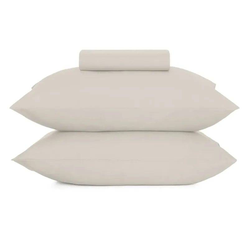 Jogo de Cama Casal Altenburg 04 Peças Toque Acetinado Bege Porcelana - ALTENBURG - Cama Mesa E Banho